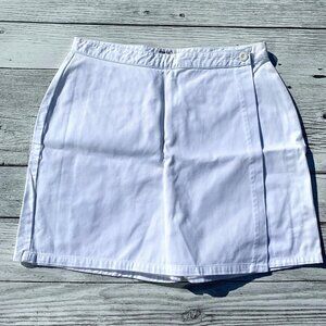 Vintage 90s Simply Basic Skort White Tennis Golf Skirt Shorts